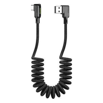 Kabel USB na USB-C, Mcdodo CA-7310, úhlový, 1,8 m (černý)