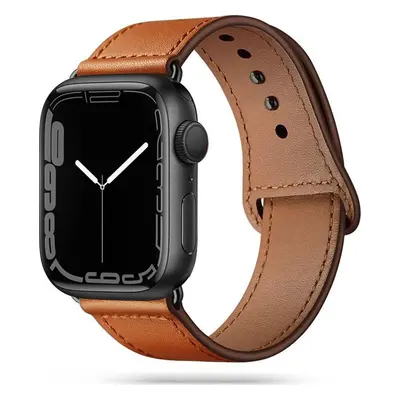 TECH-PROTECT LEATHERFIT APPLE WATCH 4 / 5 / 6 / 7 / 8 / 9 / SE / ULTRA 1 / 2 (42 / 44 / 45 / 49