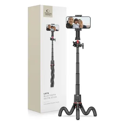 TECH-PROTECT L07S BLUETOOTH SELFIE STICK FLEXIBLE TRIPOD BLACK