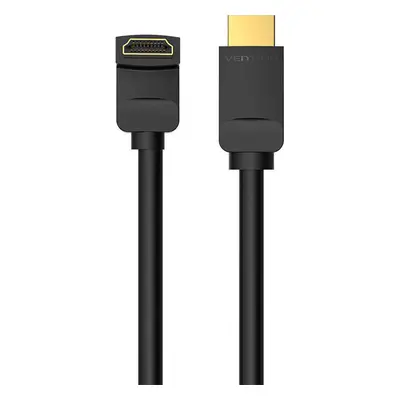 Kabel HDMI 2.0 Vention AAQBH 2m, úhel 270°, 4K 60Hz (černý)