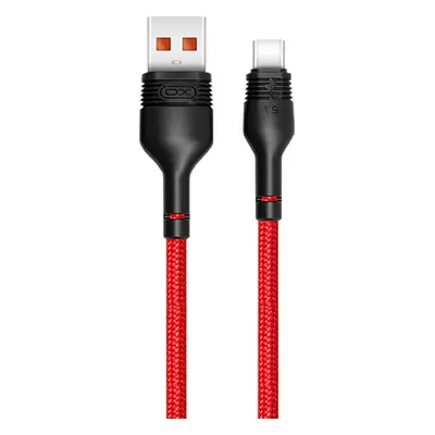 Kabel USB na USB-C XO NB55 5A, 1 m (červený)