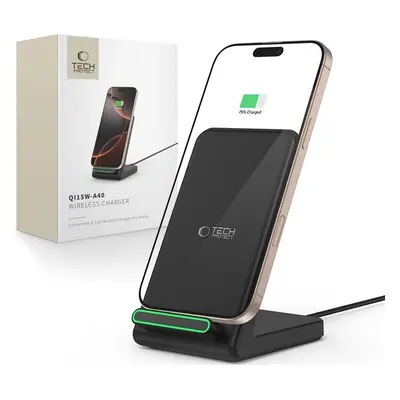 TECH-PROTECT QI15W-A40 WIRELESS CHARGER BLACK