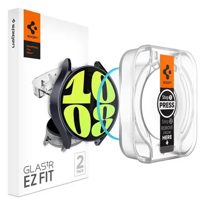 Spigen Glass tR EZ Fit 2 Pack - Samsung Galaxy Watch6 44mm