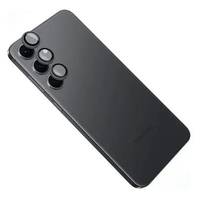 Ochranná skla čoček fotoaparátů FIXED Camera Glass pro Samsung Galaxy A55 5G, černá