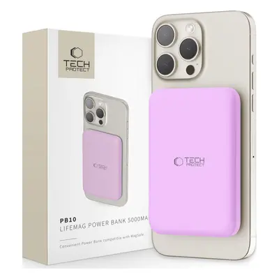 TECH-PROTECT PB10 LIFEMAG MAGSAFE POWER BANK 5000MAH LILAC