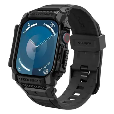 Spigen Rugged Armor Pro, matte black - Apple Watch 10 42mm