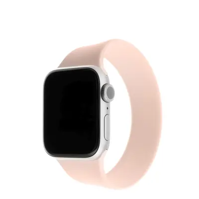 Elastický silikonový řemínek FIXED Silicone Strap pro Apple Watch 38/40/41mm, velikost XS, růžov