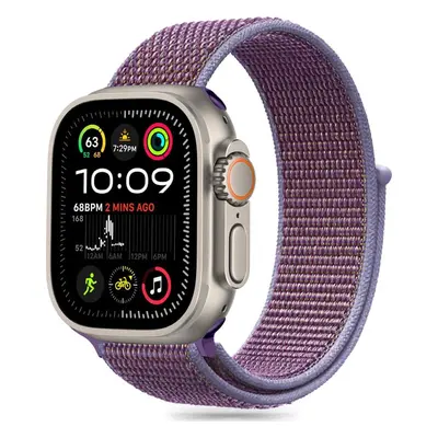 TECH-PROTECT ŘEMÍNEK NYLON APPLE WATCH 6 / 7 / 8 / 9 / 10 / SE (40 / 41 / 42 MM) LILAC