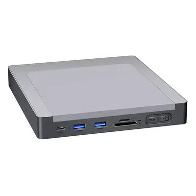 INVZI MagHub 8-in-1 USB-C Docking Station / Hub pro iMac s SSD Bay (šedá)