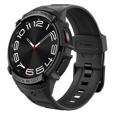 Spigen Rugged Armor Pro, black - Samsung Galaxy Watch6 Classic 43mm