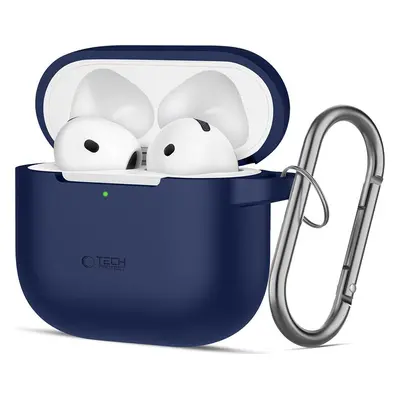 TECH-PROTECT SILICONE HOOK APPLE AIRPODS 4 NAVY BLUE