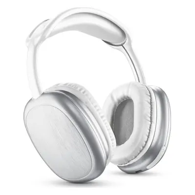 MUSICSOUND Bluetooth sluchátka MUSIC SOUND MAXI2 s hlavovým mostem a mikrofonem, bílá