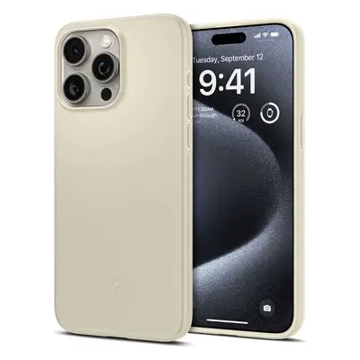 Spigen Thin Fit, mute beige - iPhone 15 Pro