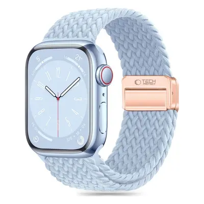 TECH-PROTECT řemínek NYLONMAG APPLE WATCH 4 / 5 / 6 / 7 / 8 / 9 / SE (38 / 40 / 41 MM) BABY BLUE