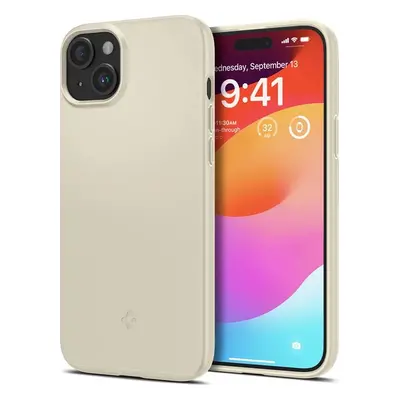 Spigen Thin Fit, mute beige - iPhone 15 Plus