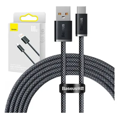 Kabel USB na USB-C Baseus řady Dynamic, 100 W, 2 m (černý)