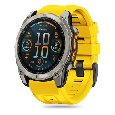 TECH-PROTECT SILICONE GARMIN FENIX 5X / 5X PLUS / 6X / 6X PRO / 7X / 8 (51 MM) YELLOW