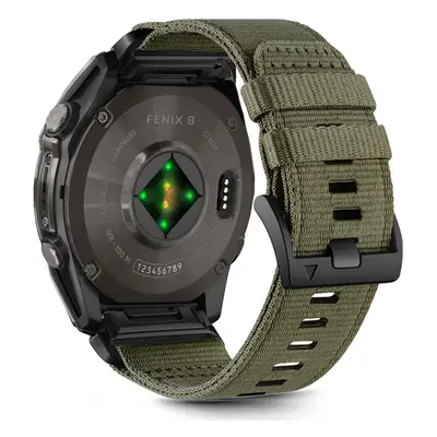 TECH-PROTECT NYLON CLASSIC GARMIN FENIX 5X / 5X PLUS / 6X / 6X PRO / 7X / 8 (51 MM) OLIVE GREEN