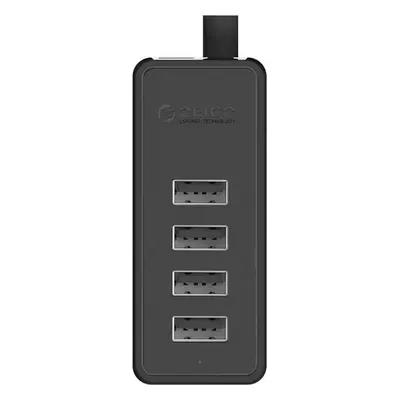 Orico W5P-100 USB na 4x USB 2.0 Hub adaptér (černý)