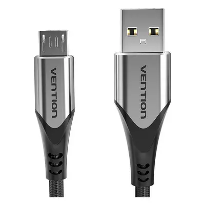 Cable USB 2.0 A to Micro USB Vention COAHD 3A 0,5m gray