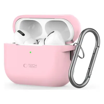 TECH-PROTECT SILICONE HOOK APPLE AIRPODS PRO 1 / 2 DUSTY PINK