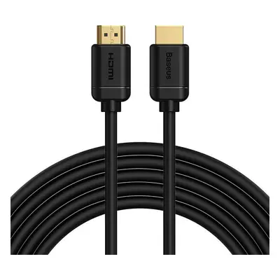 Baseus 2x kabel HDMI 2.0 4K 60Hz, 3D, HDR, 18Gbps, 5m - černý