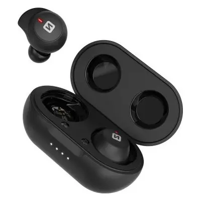 Bluetooth TWS sluchátka SWISSTEN StoneBuds černá