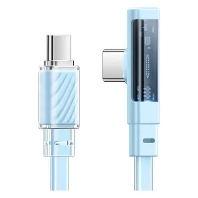 Kabel USB-C na USB-C Mcdodo CA-3452 100W 90 stupňů 1,2 m (modrý)