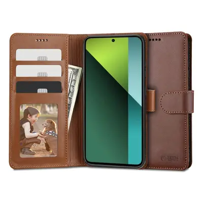 TECH-PROTECT WALLET XIAOMI REDMI NOTE 13 PRO 5G / POCO X6 5G BROWN