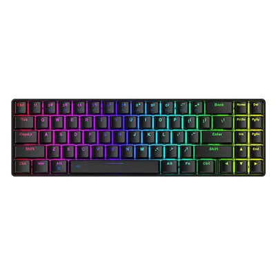 Bezdrátová mechanická klávesnice Dareu EK871 Bluetooth + 2.4G RGB (černá)