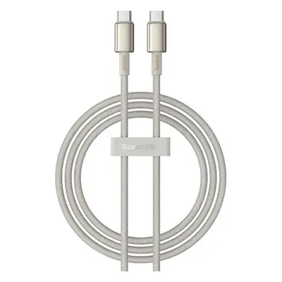 Kabel USB-C na USB-C Baseus Tungsten Gold, 100 W, 1 m (zlatý)