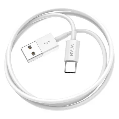 Vipfan Kabel USB na USB-C VFAN X03, 3A, 1 m (bílý)