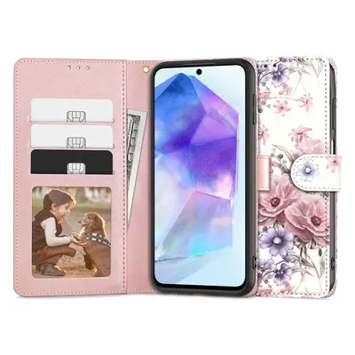 TECH-PROTECT WALLET GALAXY A55 5G BLOSSOM FLOWER