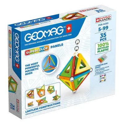 Geomag Supercolor Panels Recycled 35 dílů GEOMAG GEO-377