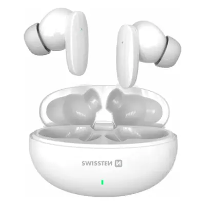 BLUETOOTH TWS SLUCHÁTKA SWISSTEN SONIC BÍLÁ