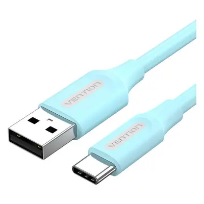 Kabel USB 2.0 A na USB-C Vention COKSH 3A 2m světle modrý