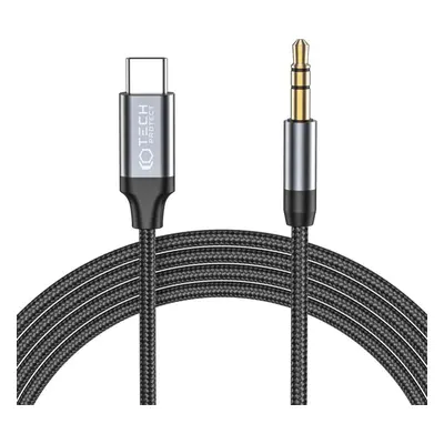 TECH-PROTECT ULTRABOOST TYPE-C TO AUX MINI JACK 3.5MM CABLE 100CM BLACK