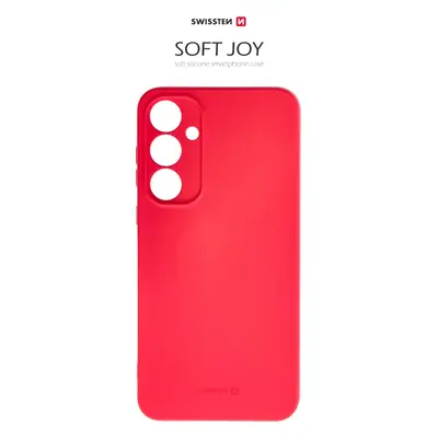 POUZDRO SWISSTEN SOFT JOY PRO SAMSUNG A556 GALAXY A55 5G ČERVENÉ