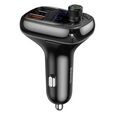 Baseus transmiter FM T Shaped S-13 Bluetooth MP3 car charger black