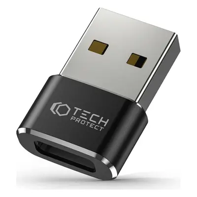 TECH-PROTECT ULTRABOOST ADAPTER USB TO TYPE-C BLACK