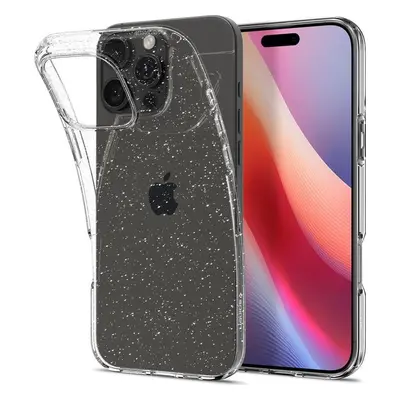 Spigen Liquid Crystal Glitter, crystal quartz - iPhone 16 Pro