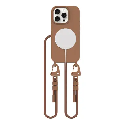 TECH-PROTECT MAGNECKLACE MAGSAFE IPHONE 15 PRO CHOCOLATE BROWN