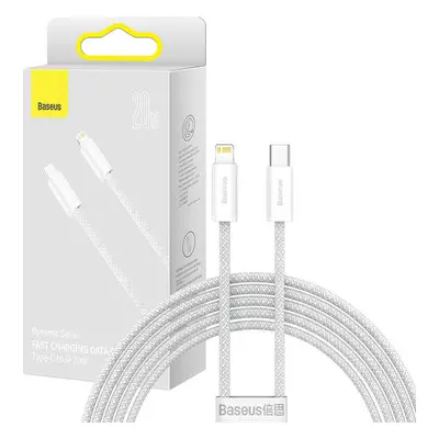 Kabel USB-C pro Lightning Baseus řady Dynamic, 20 W, 2 m (bílý)