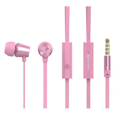 SLUCHÁTKA SWISSTEN EARBUDS DYNAMIC YS500 RŮŽOVO/ZLATÁ