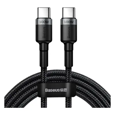 Baseus Cafule PD2.0 100W rychlonabíjení USB pro kabel typu C (20V 5A)2m šedo-černý