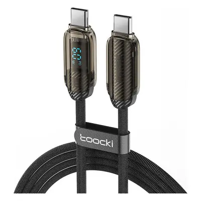 Kabel Toocki Charging Cable C-C, 1m, PD 60W (Grey)