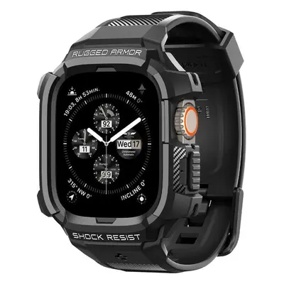 Spigen Rugged Armor Pro, black - Apple Watch Ultra 2/Ultra 49mm