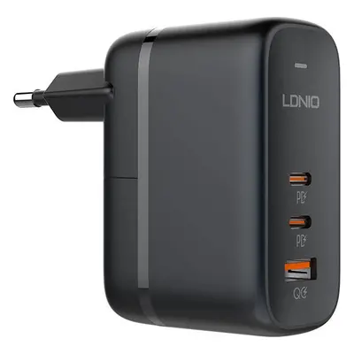 Nabíječka GaN USB typ-C LDNIO 65W černá