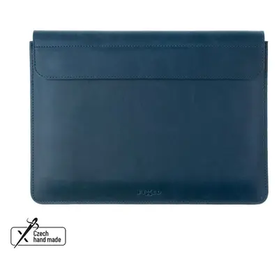 Kožené pouzdro FIXED Oxford pro Apple MacBook Air 13,6" (2022/2024), modré