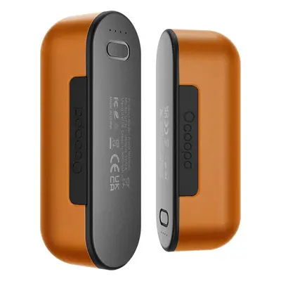 Ocoopa UT2s 2x5000 mAh ohřívač rukou s funkcí powerbanky, USB-C, oranžová